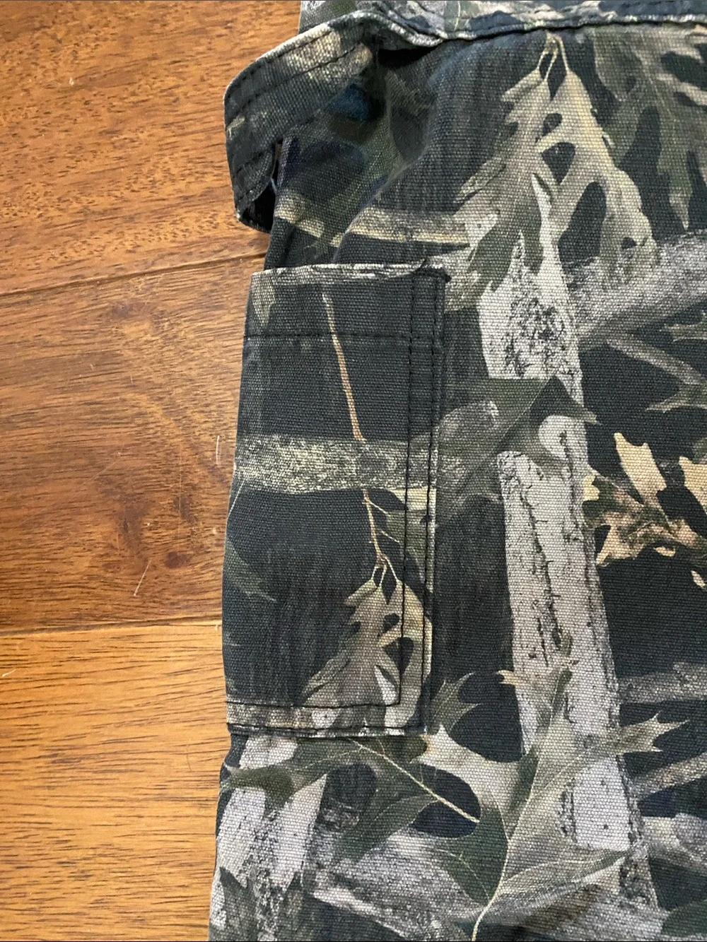 PacSun Men's Camouflage Cargo Pants - Black & Brown
